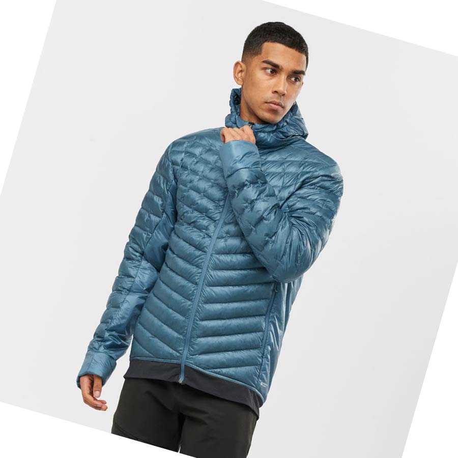 Chaquetas Salomon OUTLINE DOWN INSULATED Hombre Azules | MX 3323ZUT